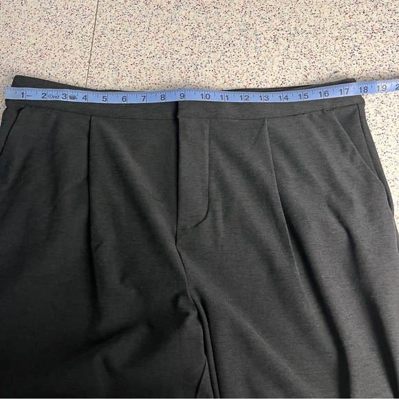 Vuori Women's Elevation Trouser Black Heather Wide Leg High Rise Pants Size XL - Picture 7 of 9